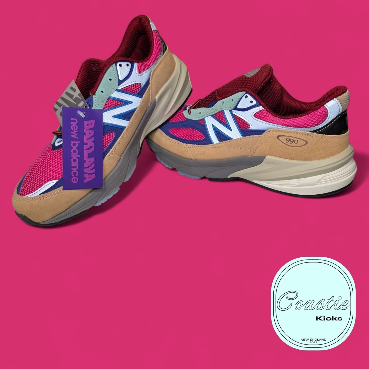 New Balance 990v6 MiUSA Action Bronson Ainozama / Amazonia-Size 