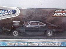 1/43 Scale Fast & Furious Dom's 1970 Dodge Charger R/T - Greenlight - MIP