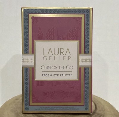 Laura Geller Glam On The Go Face & Eye Palette Blush Neutral Shade 3 NIB