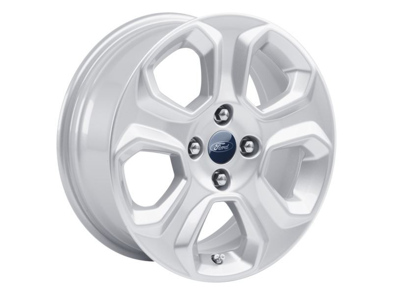 Jante en alliage 16" argent brillant et style 5 branches épuré pour SUV Ford EcoSport de 2017