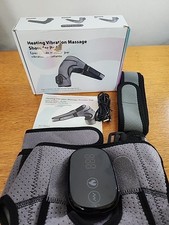 Heated Shoulder Brace - Vibration Massage Pad for Pain Relief Heat Therapy