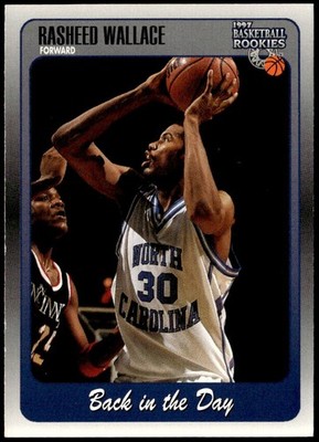 1997 Score Board Rookies #89 Rasheed Wallace Rookie E1