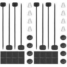 2 Pack Radiator Fan Mounting Kit for Electric Cooling Fans Transmission Cooler