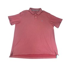 IZOD Advantage Performance Polo Shirt Mens XXL Salmon Pink Stretch 45PK120637