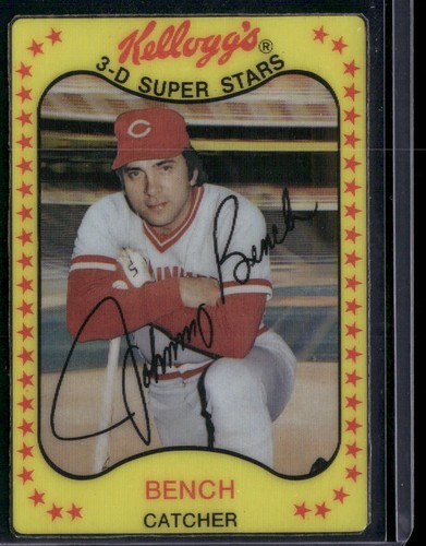 Johnny Bench #65 1981 Kellogg's card