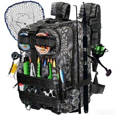 Ghanneey Lightweight Fishing Tackle Backpack Professional WaterResistant Alli...
