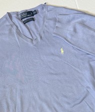 POLO RALPH LAUREN - Men's Pima Cotton V-neck Pullover Sweater - 2X-Large - XXL