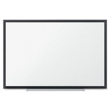 Quartet Magnetic Dry-erase Board - 36" Width X 24" Height - White - Black
