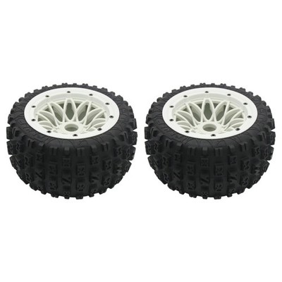 FLMLF 170*80mm Wasteland Rear Tire Kit For 1/5 HPI Baja RV KM 5B Rc Car Parts