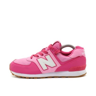New Balance Damen 574 Sneaker Pink Wildleder/Textil Low-Top Bequem EU 36
