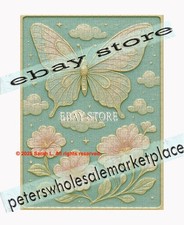 500 piece jigsaw puzzle Butterfly Sky 3D Look Pastel Floral nature s
