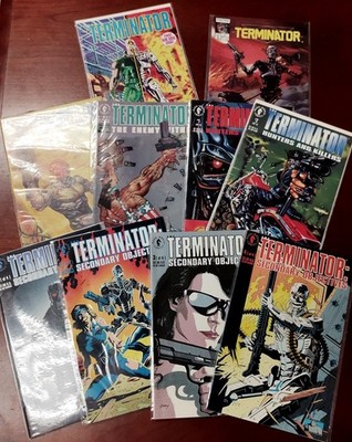 Mix Lot 10 Terminator Comics Secondary Objectives Set #1-4 Dark Horse 1 + MORE