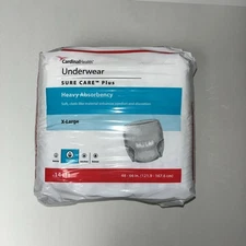 Cardinal Health Sure Care Plus Underwear X-Large Heavy Absorbency 14 Pack