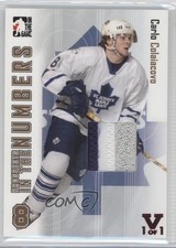 2004 ITG Heroes and Prospects Gold Vault Copper 1/1 Carlo Colaiacovo #ITN-26 0s5