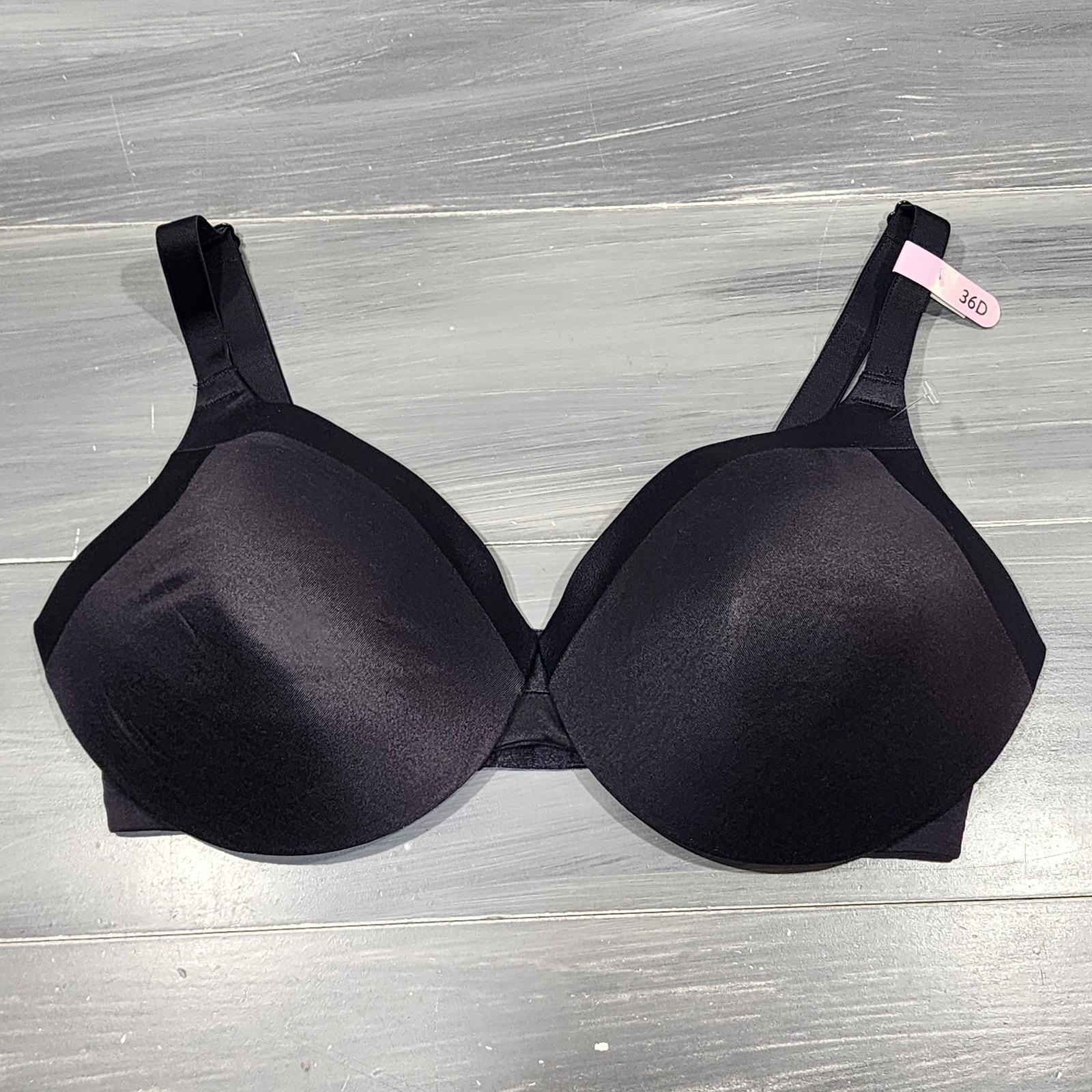 Maidenform Underwire Bra 36D Comfort Devotion Extra Coverage Shaping 9436 Black