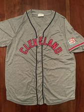Larry Dolby #14 Cleveland Indians Gray Away Jersey Mens XL SGA PROMOTION