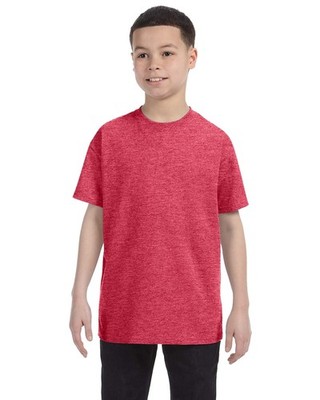 2 Pack Of Gildan G500B Youth Solid Heavy Cotton Tee Plain Blank Casual T-Shirt