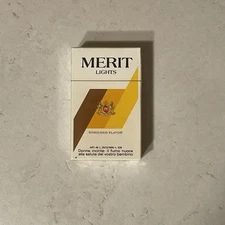 Pacco Sigarette MERIT LIGHTS Vintage Anni …Pieno Sigillato