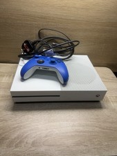 Microsoft Xbox One S White Console 1TB with controller game and wires