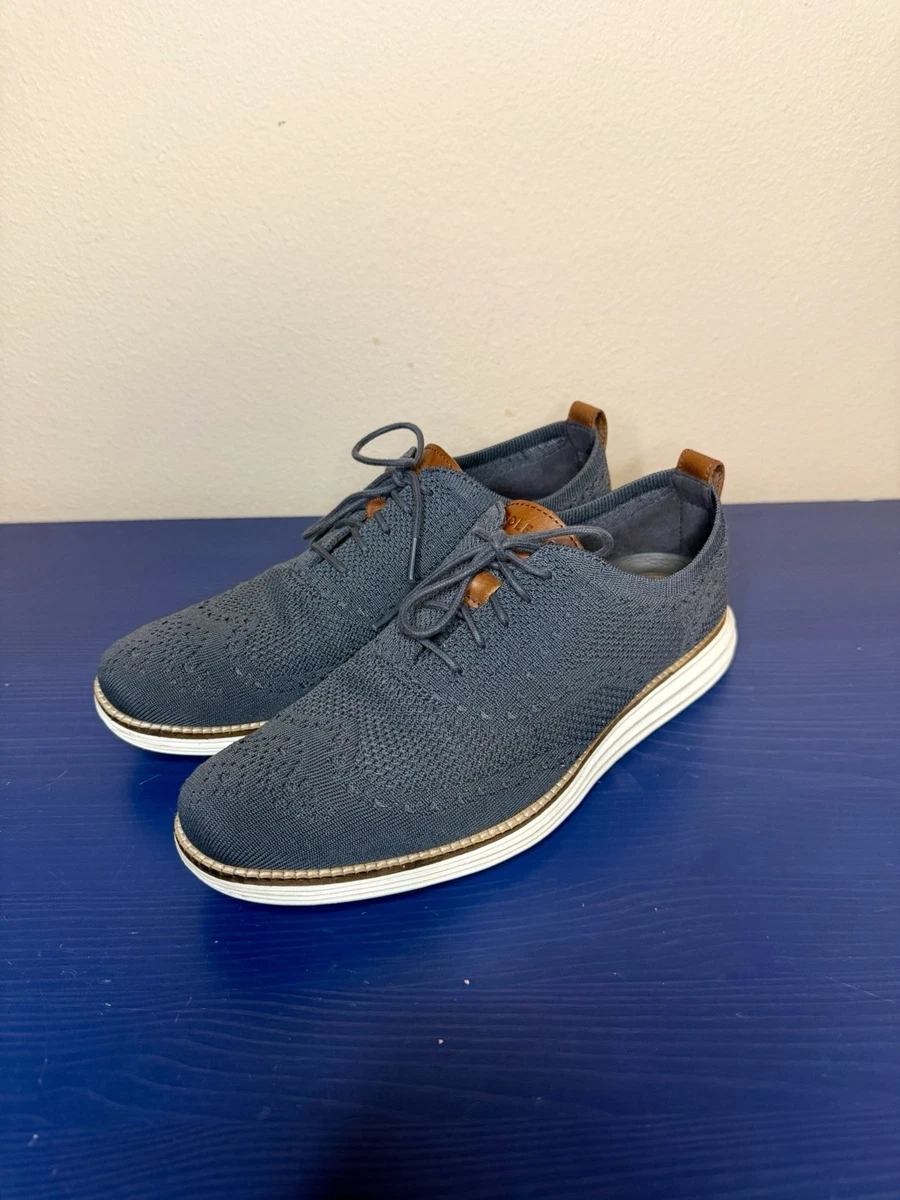 New Cole Haan GrandPro Stitchlite Wingtip Oxford Shoes Men\'s 9.5M Grey/Tan Cole Haan Men main image 2