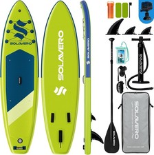 10'6" Inflatable Stand-Up Paddle Board with Accessories, Ultra-Light, Anti-Slip