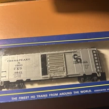 AHM HO Scale Freight Rolling Stock Chesapeake & Ohio Railroad C&O Boxcar