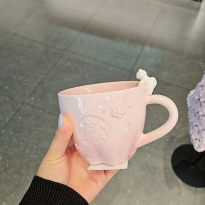 Starbucks Korea 2026 Cherry Blossom MD Blooming Pink Mug 355ml | eBay