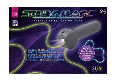 String Magic Interactive LED String Light Toy - Gray