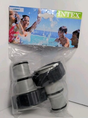 Intex Replacement Hose Adapter A w/Collar for Threaded Connection Pumps #25007
