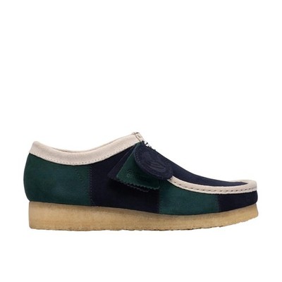 Clarks Originas Men's Wallabee Blue/Green Stripe 26185545