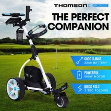 NNEMB Golf Buggy Electric Trolley Automatic Motorised Foldable Cart Powered