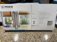 NEW! Moen Adler One-Handle Pulldown Kitchen Faucet - Chrome (87233)