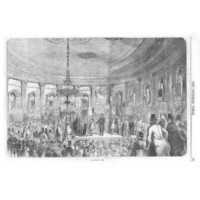 DUBLIN Daniel O'Connell The Martyr's Deich - antiker Druck 1845
