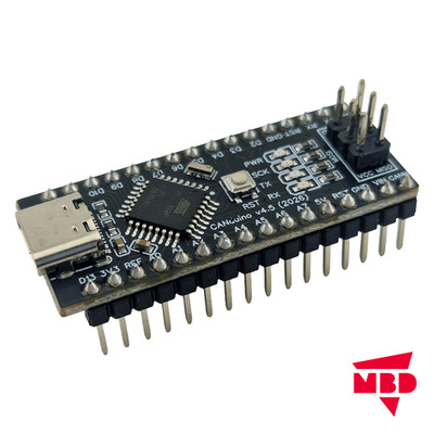 CANduino v4.5 ATmega328P USB-C PCB mit CAN-Bus MCP25625 Modul Arduino Kompatibel