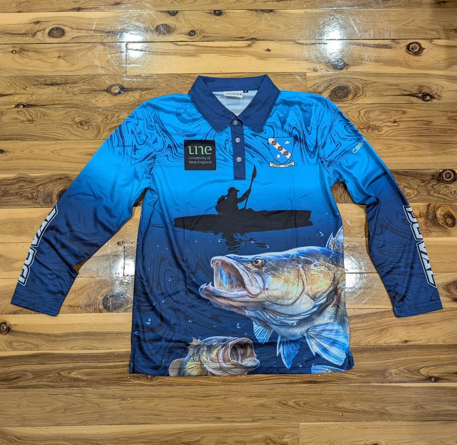 Duval Kayaking Club UNE Fishing Shirt Multiple Sizes | UPF Long Sleeve Polo