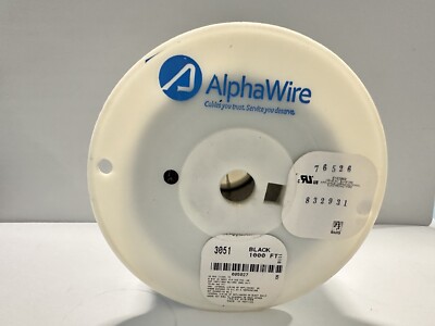 ALPHA WIRE | 3051 BK001Hook-Up-Wire, Premium, 22 AWG