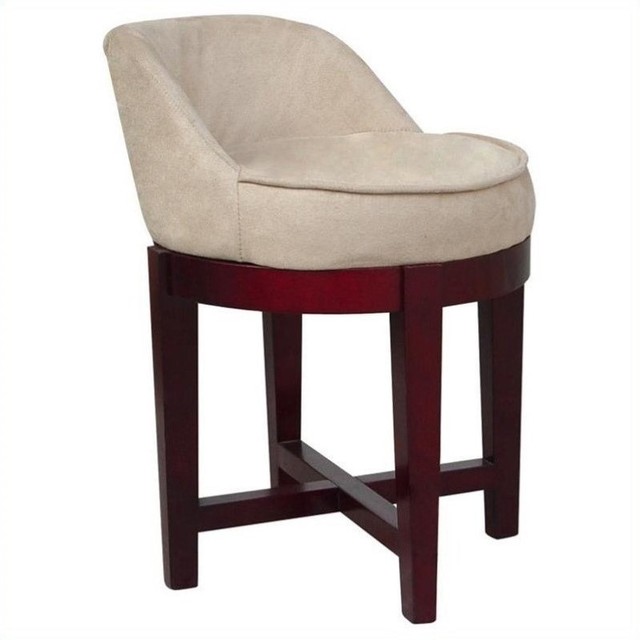 Bathroom Vanity Swivel Stool Chair Seat Bench Bedroom Makeup Furniture Decor