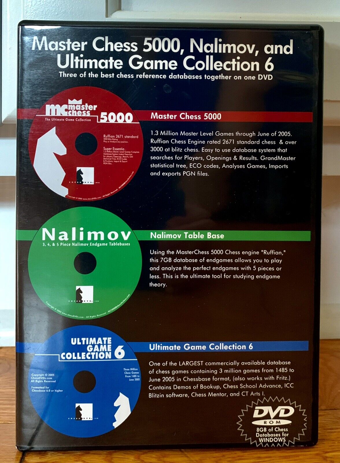 Master Chess 5000, Nalimov Table Base, Ultimate Game Collection