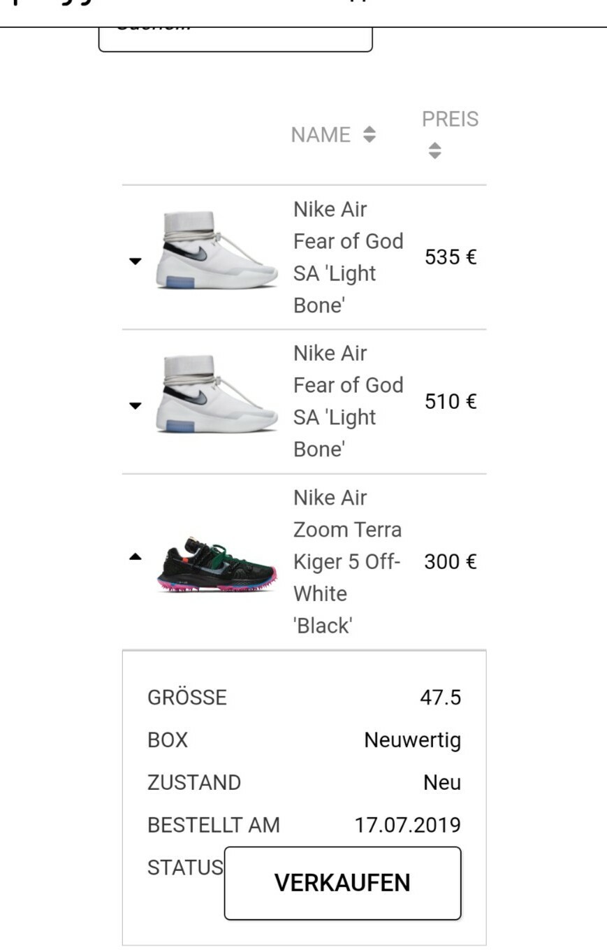 OFF WHITE X NIKE Nike Terra Kiger x Off bianche 47