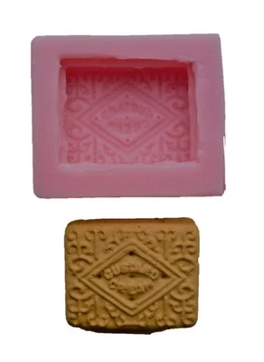 Vida Tamaño Natillas Crema Galleta Silicona Molde Para Toppers Tartas, Chocolate - Imagen 1 de 2
