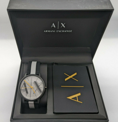 Armani Exchange Men's Sport Watch and Wallet Gift Set AX7122 SHIPS