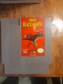 Nintendo 1990 Wrath of the Black Manta NES solo cartuccia