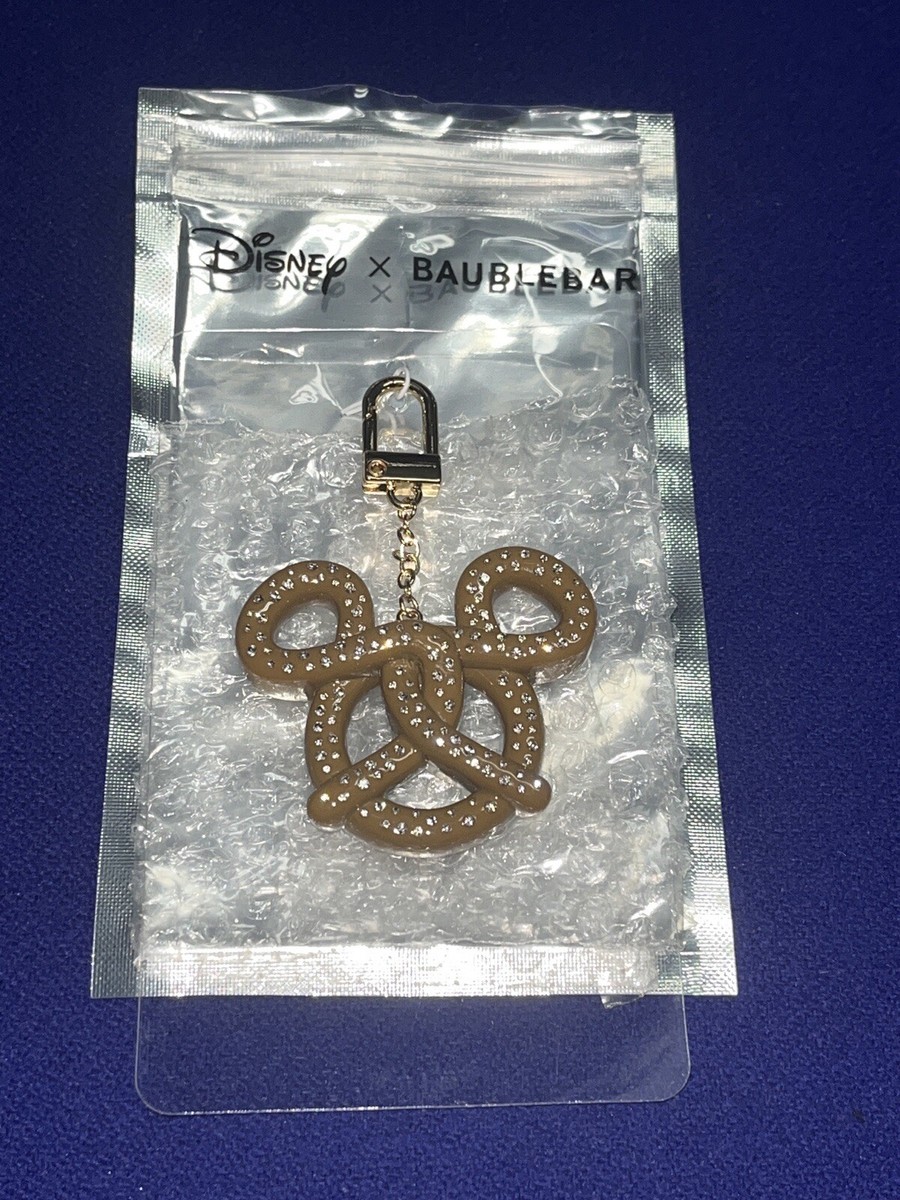 Baublebar Disney Mickey Mouse Pretzel Keychain Bag Charm NEW | eBay