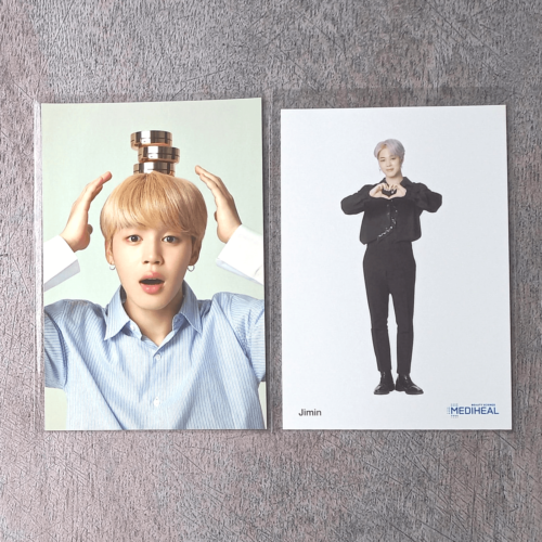 BTS 2018 VT Official Postcard Mediheal Official Postcard  - Jimin Set of 2 - Picture 1 of 5