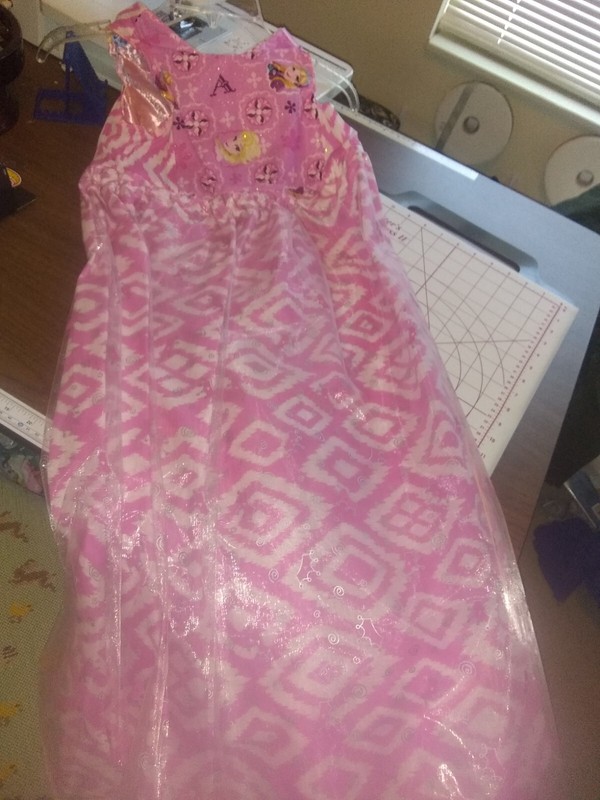 Girls Size 8 Dress Ariel Princess Pink
