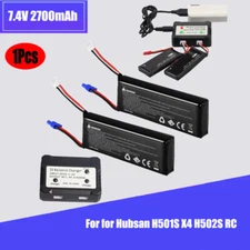 2700mAh 7.4V Universal Li-po Battery / 2in1 Charger for Hubsan H501S X4 H502S RC