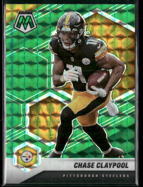 2021 Panini Mosaic Chase Claypool 169 Prizm Green