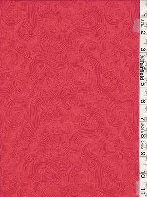Just Color Red Swirl by Studio e Fabrics bty