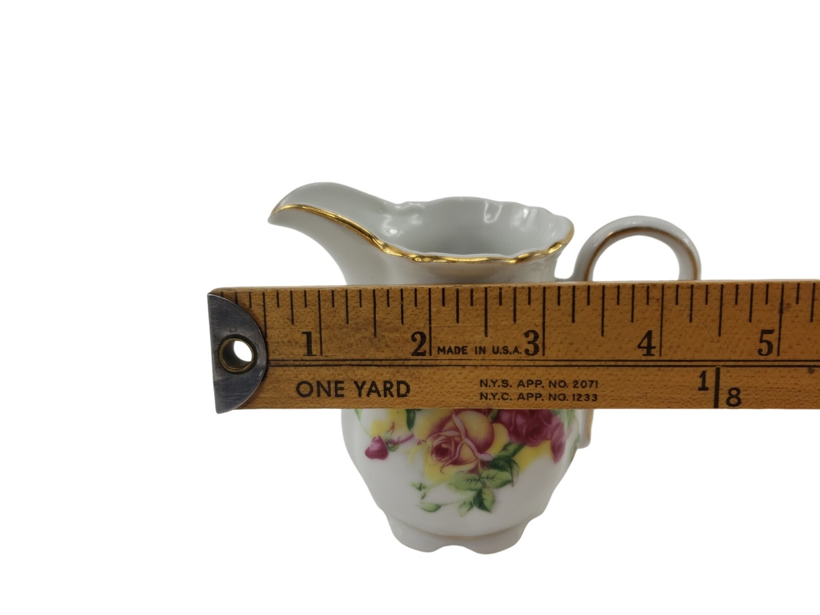 Vintage Royal Sealy China Creamer Jar Moss Rose Made In Japan Falak