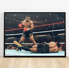 Mike Tyson Boxing Legend Retro Poster
